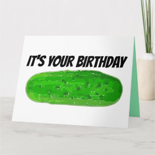 BIRTHDAY CARD, BIG DILL Gruß Karte