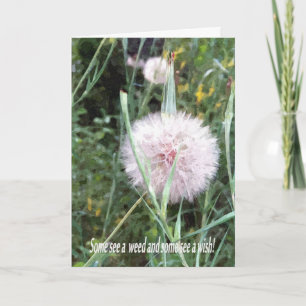 BIRTHDAY CARD: Dandelion Wish_ Card Karte