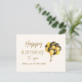 BIRTHDAY CARD FEIERTAGSPOSTKARTE