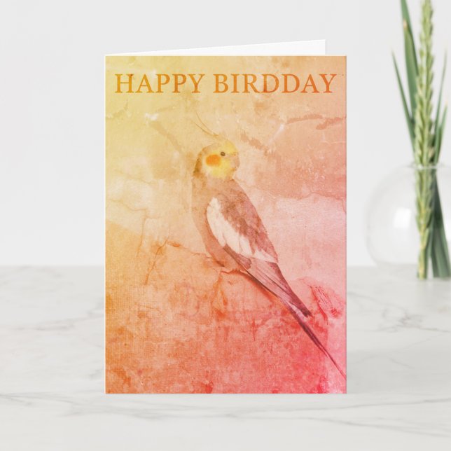 Birthday Card for Bird Lovers Karte (Vorderseite)