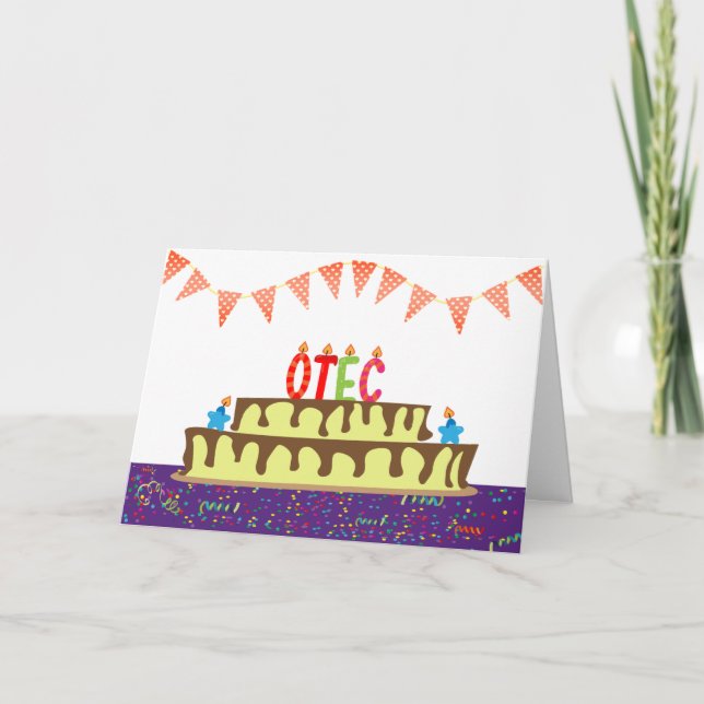 Birthday Card for Otec Karte (Vorderseite)