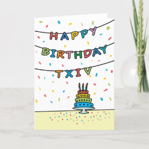 Birthday Card for Txiv Karte