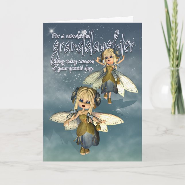 Birthday Card - Granddaughter - Moonies Cutie Pie Karte (Vorderseite)