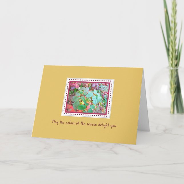 Birthday Card Herbst Bramball Karte (Vorderseite)