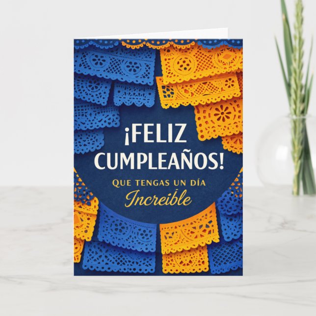 birthday card in spanish for men  karte (Vorderseite)