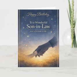 Birthday Card Son In Law - Father to be Karte