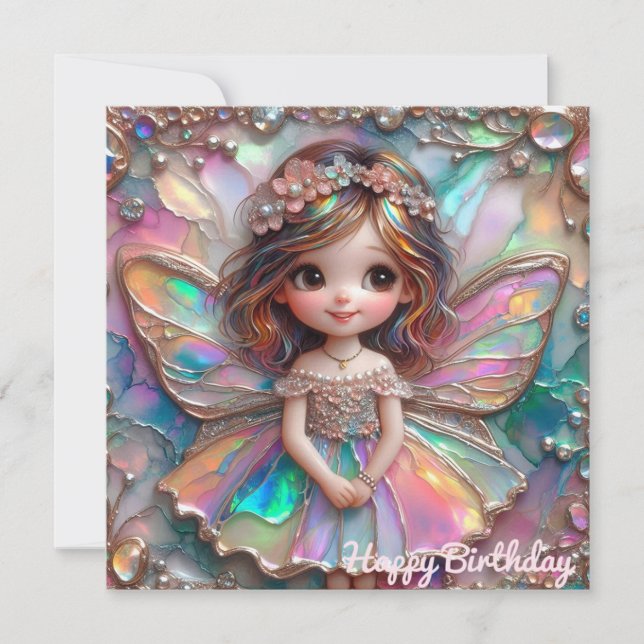 BIRTHDAY CARD ~ Sweet Fairy ~ (Vorderseite)