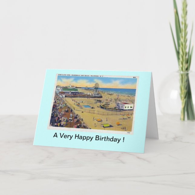 Birthday Card - Wildwood, New Jersey Karte (Vorderseite)