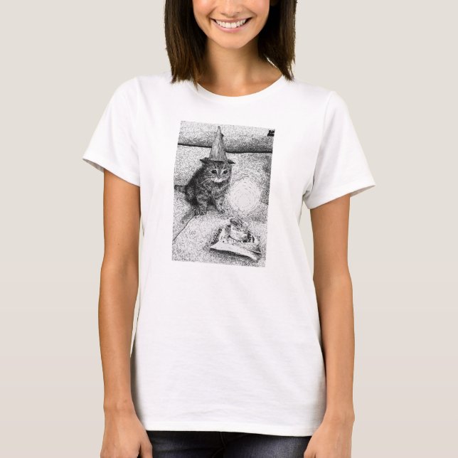 Birthday Cat T-Shirt (Vorderseite)