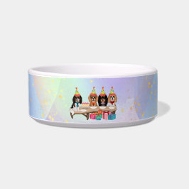 Birthday Cavalier King Charles Spaniel Bowl Napf