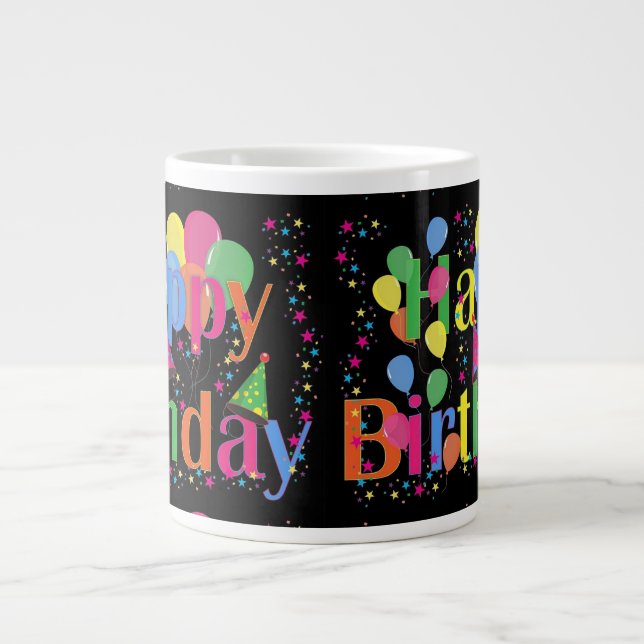 Birthday Cheers Jumbo-Tasse (Vorderseite)