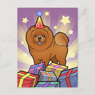 Birthday Chow Chow Postkarte