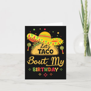 Birthday Cinco De Mayo Shirt Lasse Taco über mein  Karte