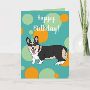Birthday Corgi Karte