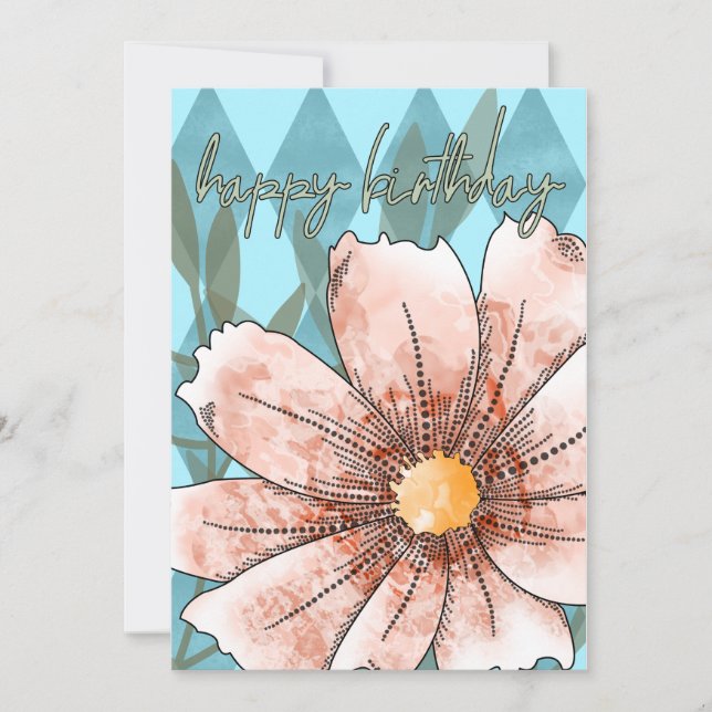 Birthday Cosmo Feiertagskarte (Vorderseite)