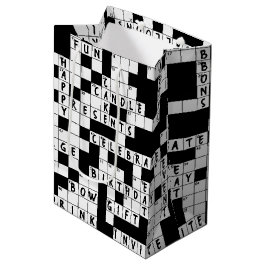 Birthday Crossword Puzzle Mittlere Geschenktüte