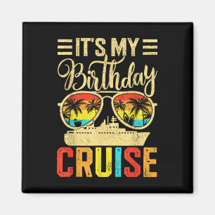 Birthday Cruise 2025 Family Matching T-Shirt Summe Magnet