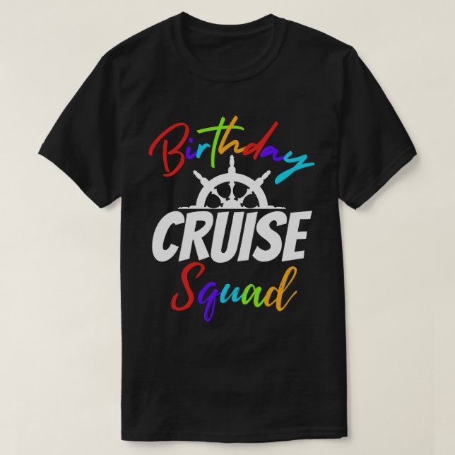 Birthday Cruise Squad Family Wiedersehen Funny Boa T-Shirt (Design vorne)