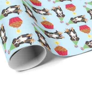 Birthday Cupcake Berner Wrapping Paper Geschenkpapier