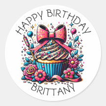 Birthday Cupcake Whimsical Personalisiert