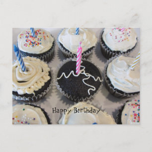 Birthday Cupcakes Postkarte