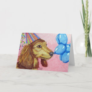 Birthday Dachshund Karte