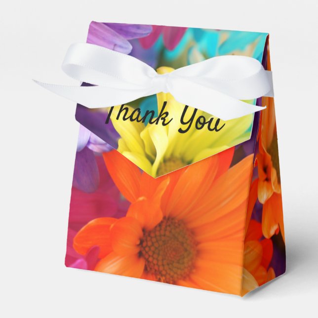 Birthday Daisy Favor Box Geschenkschachtel (Vorderseite)