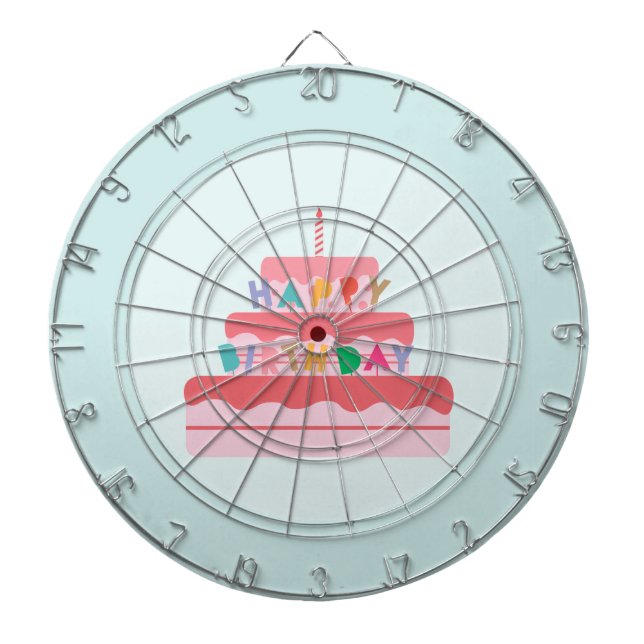 Birthday Dartboard Dartscheibe (vorne)