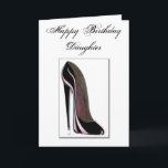 Birthday Daughter Card Karte<br><div class="desc">Kustomisierbare</div>