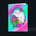Birthday Daughter Magical Colorful Butterfly Fairy Karte<br><div class="desc">Hell mit lebhaften Farben ist diese wunderschöne Schmetterlingsmärchen wünschen ein kleines süßes Mädchen zum Geburtstag,  sehen Sie andere Produkte und Karten mit gleichen/ähnlichen Bildern.</div>