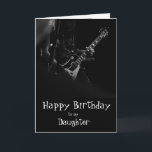 Birthday Daughter Musician Fun You Rock Music Karte<br><div class="desc">Geburtstags Grußtochter für Musiker mit Spaß You Rock</div>