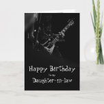 Birthday Daughter-Schwiegerfreund You Rock Music  Karte<br><div class="desc">Geburtstags Grußschwester für Musiker mit Fun You Rock</div>