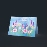 Birthday Daughter Soft Delikatesse Blumengarten Bl Karte<br><div class="desc">Schöner Blumengarten gegen blauen Himmel in vielen Kategorien für die besondere Dame,  die Blume Liebe.</div>