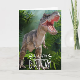 Birthday Dinosaur Jungle Jurassic World Karte