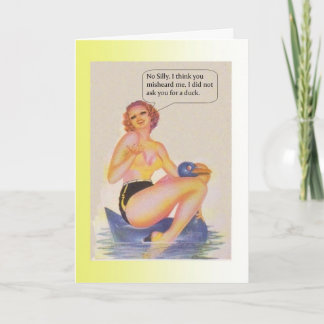 Birthday Duck Karte