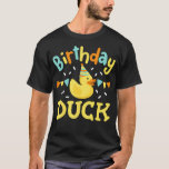 Birthday Duck Kids Girls Boys Rubber Duck Bday Par T-Shirt<br><div class="desc">Birthday Duck Kids Girls Boys Rubber Duck Bday Party Family</div>