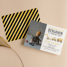 Birthday Dump Truck Party Einladung