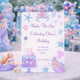 Birthday Einladung für Mädchen Geburtstag von Merm