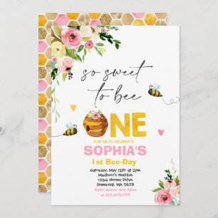 Birthday Einladung Honey Bee Birthday Party