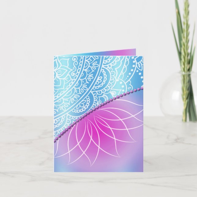 Birthday Einladung von Lace & Pearl (Vorderseite)