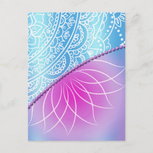 Birthday Einladung von Lace & Pearl Postkarte