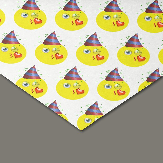 Birthday Emoji Pattern Seidenpapier (Von Creator hochgeladen)