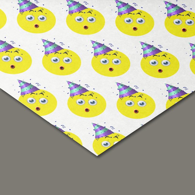 Birthday Emoji Pattern Seidenpapier (Von Creator hochgeladen)