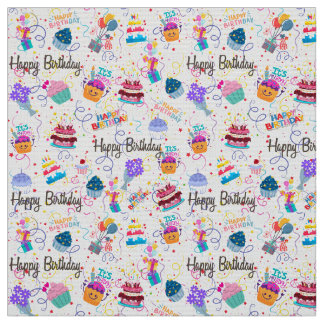 Birthday Fabric vom Hof Stoff