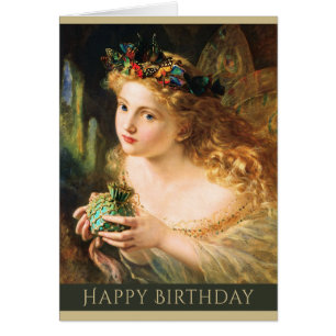 Birthday Fairy Queen Sophie Anderson CC1212 Card