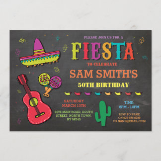 Birthday Fiesta Mexiko Mexikanisches Party einlade Einladung