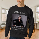 Birthday Foto man Mythos Legende Name Spaß Sweatshirt<br><div class="desc">Personalisieren und fügen Sie Ihr eigenes Foto des Geburtstagsjungen/Mannes hinzu. Personalisieren und fügen Sie einen Namen,  Alter 40 und einen Text. Text: Der Mann,  der Mythos,  die Legende.</div>