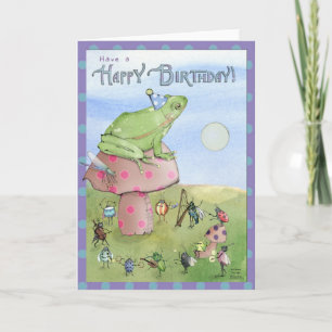 Birthday Frog Karte