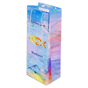 Birthday Fun Pisces Zodiac Geschenktüte Für Weinflaschen