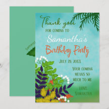 Birthday Garden Theme